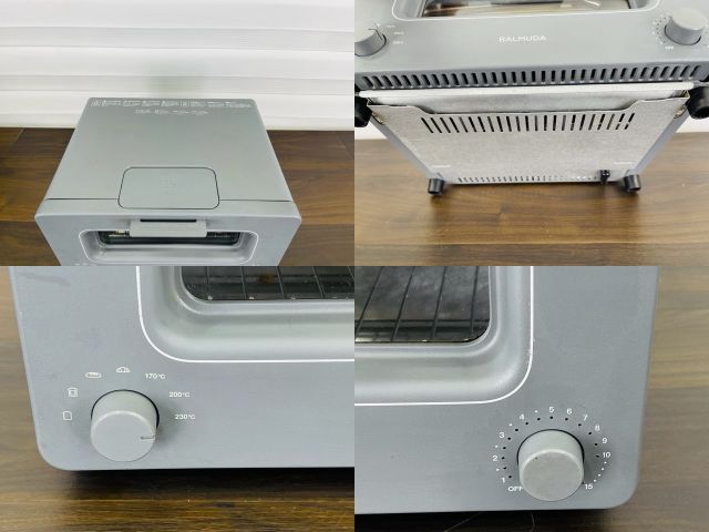 スチームトースター 【中古】動作保証 BALMUDA バルミューダ K01E-GW