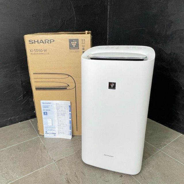 除加湿空気清浄機 【中古】動作保証 SHARP シャープ KI-SD50-W
