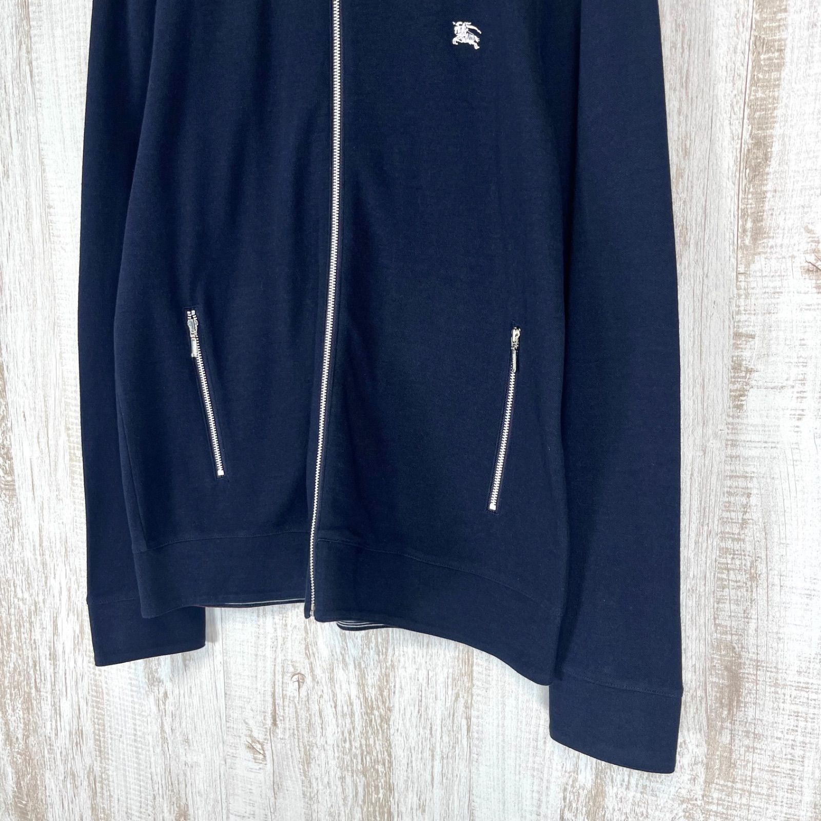 BURBERRY BLACK LABEL バーバリーブラックレーベル ホースロゴ刺繍