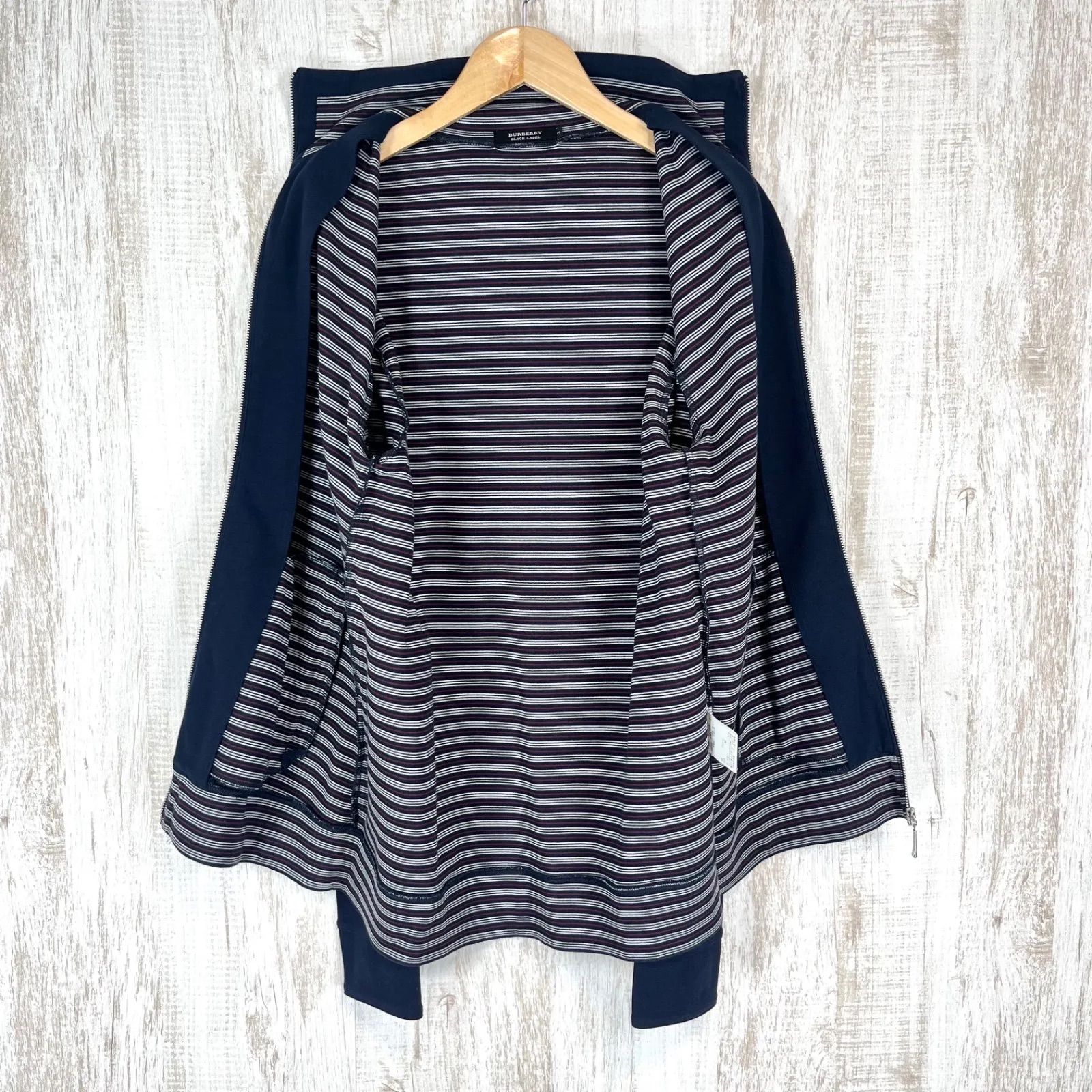 BURBERRY BLACK LABEL バーバリーブラックレーベル ホースロゴ刺繍