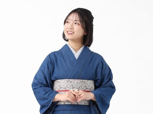 たゆたふ デニム着物 着物 レディース 女性 お仕立て上がり 洗える着物 浴衣 女性用 彡 c 4 e 6 d 43