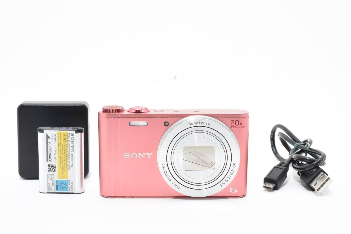 ☆極上美品☆ SONY ソニー Cyber-Shot DSC-WX350 ピンク #4135W01881