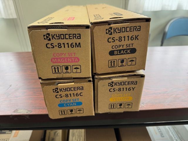 京セラトナー4色セット CS-8116 （ブラック・シアン・マゼンタ