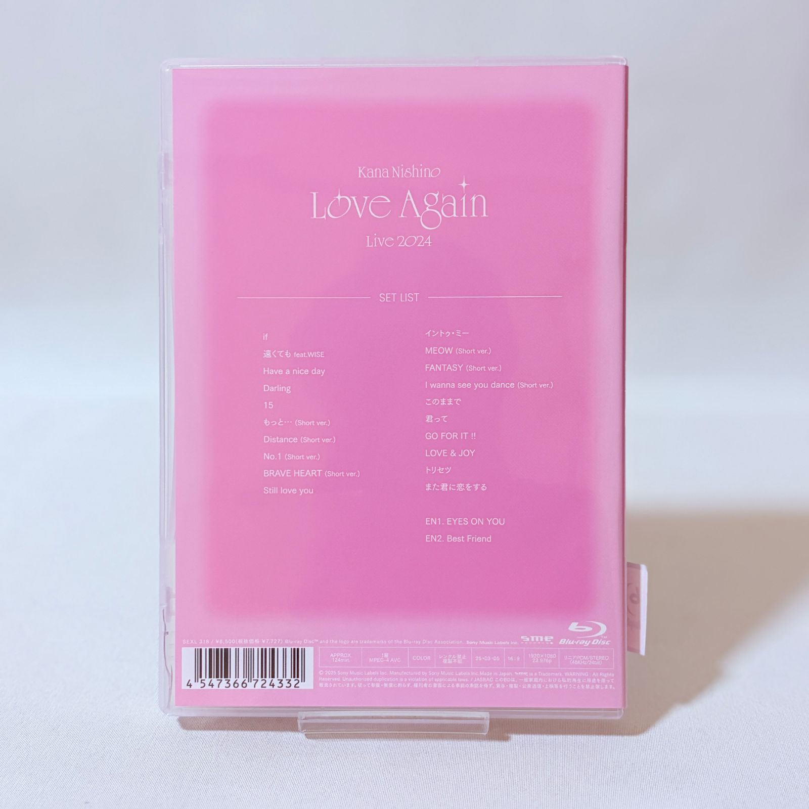 西野カナ Kana Nishino Love Again Live 2024 通常盤 Blu-ray - メルカリ