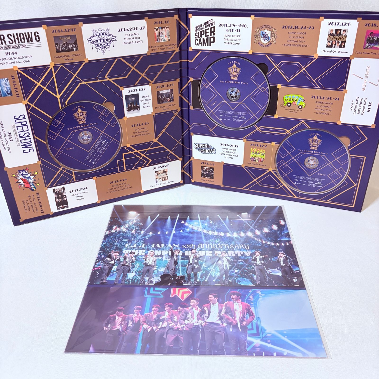 SUPER JUNIOR E.L.F JAPAN 10th Anniversary The SUPER Blue Party Blu