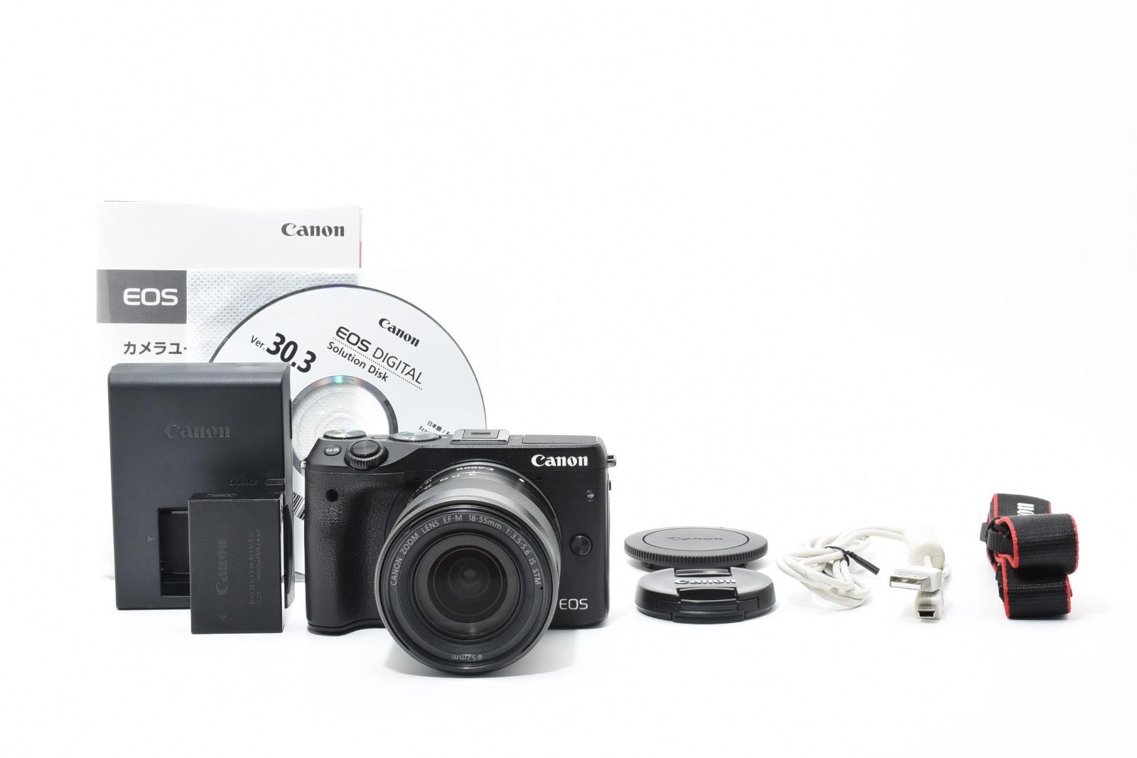 EOS M3 ミラーレス一眼カメラ ダブルレンズキット2 ホワイト [ズーム 