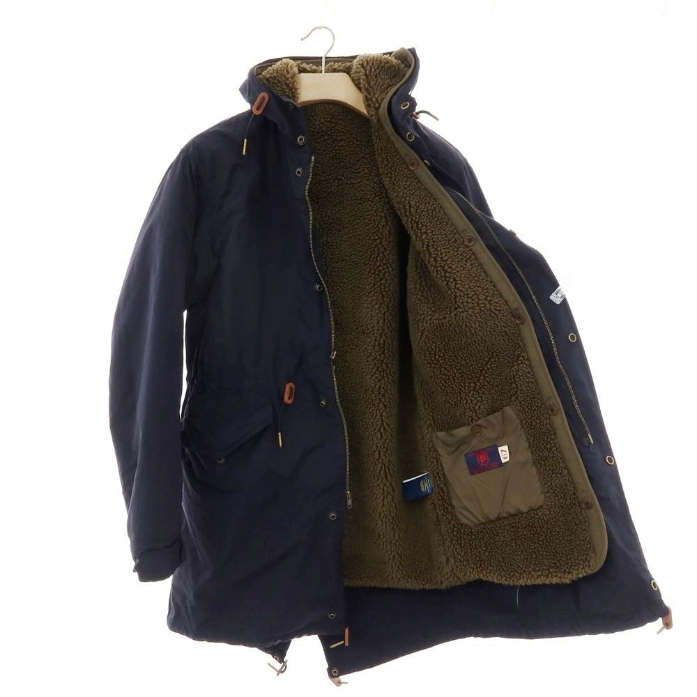 美品！ローレンラルフローレン　ネイビー モッズコート 中古】ポロ ラルフローレン Polo Ralph Lauren ポリエステルナイロン