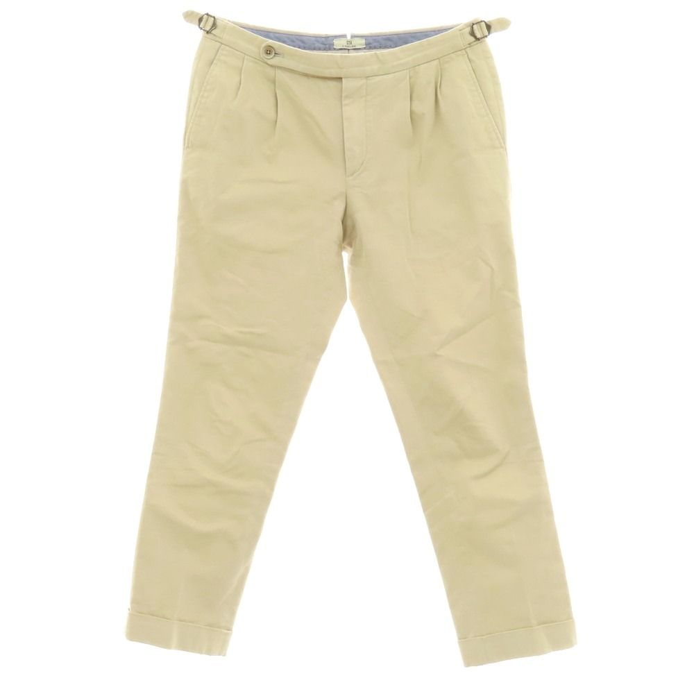 【中古】ジーティーアー G.T.A ストレッチコットン チノパンツ ベージュ【サイズ48】【メンズ】