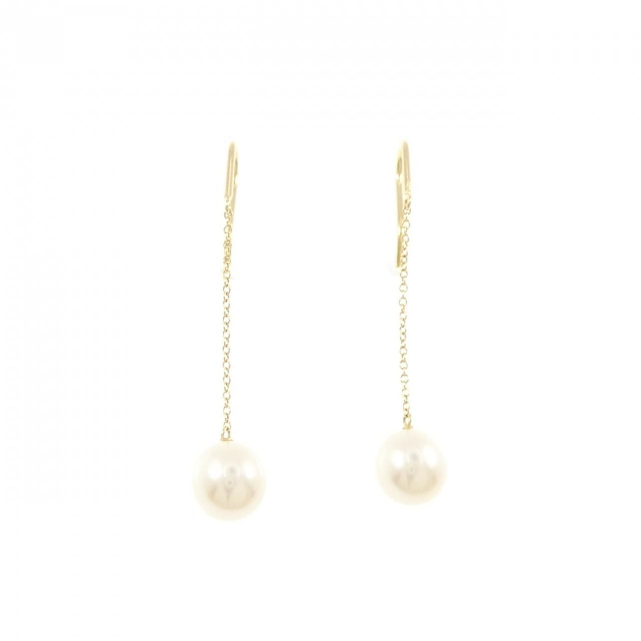 ティファニー パール バイザヤード チェーン ピアス 8.3mm - メルカリ