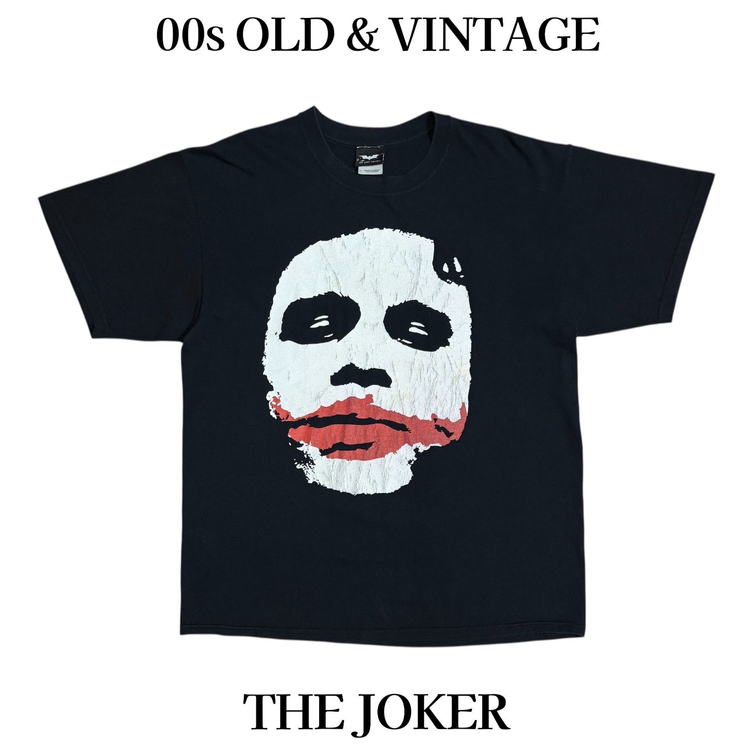 00s　ダークナイト　ジョーカー　Tシャツ　フェード　古着　ビンテージ 00s ダークナイト ジョーカー tシャツ オフィシャル ビンテージ T