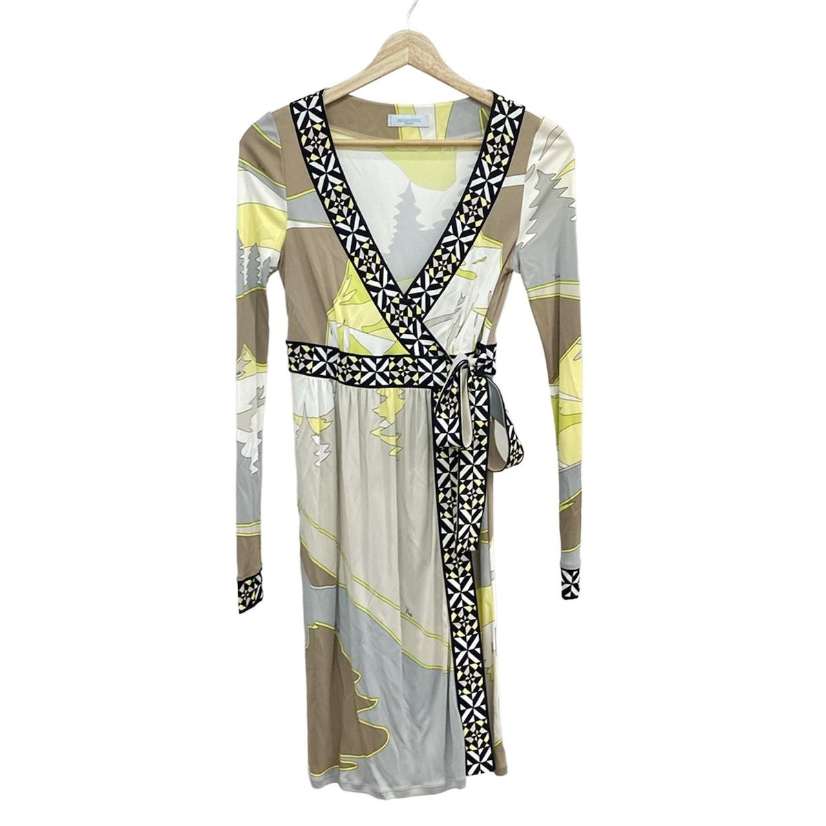 エミリオプッチ ワンピース サイズ34 XS レディース美品 - 白×黒