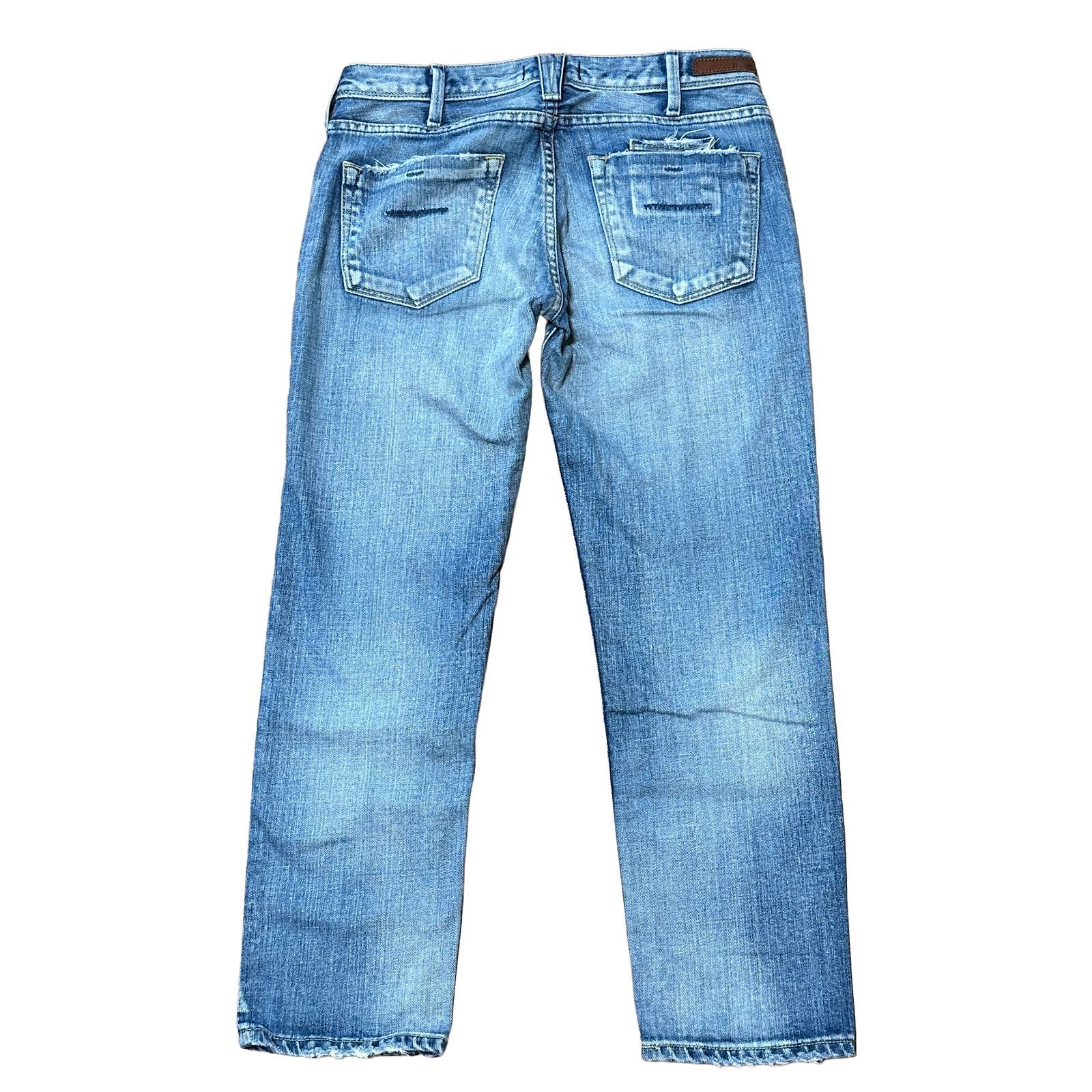 YANUK CECIL ボーイズ クロップド ライトブルー サイズ23 レディースXS