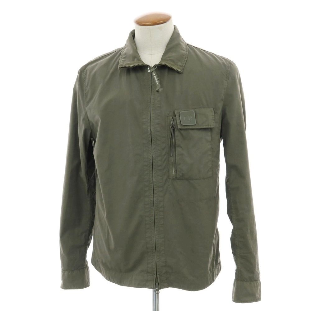 【中古】シーピーカンパニー C.P.Company コットン ジップアップ シャツブルゾン オリーブ【サイズM】【メンズ】 中古・古着通販C.P COMPANY (シーピーカンパニー) Cotton Mixed