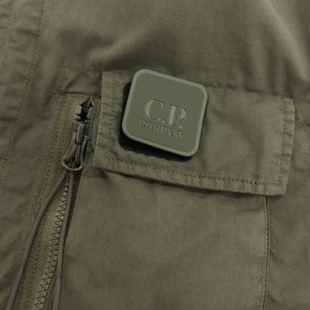 【中古】シーピーカンパニー C.P.Company コットン ジップアップ シャツブルゾン オリーブ【サイズM】【メンズ】 中古・古着通販C.P COMPANY (シーピーカンパニー) Cotton Mixed