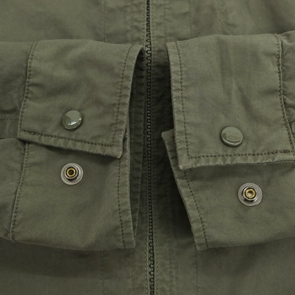 【中古】シーピーカンパニー C.P.Company コットン ジップアップ シャツブルゾン オリーブ【サイズM】【メンズ】 中古・古着通販C.P COMPANY (シーピーカンパニー) Cotton Mixed