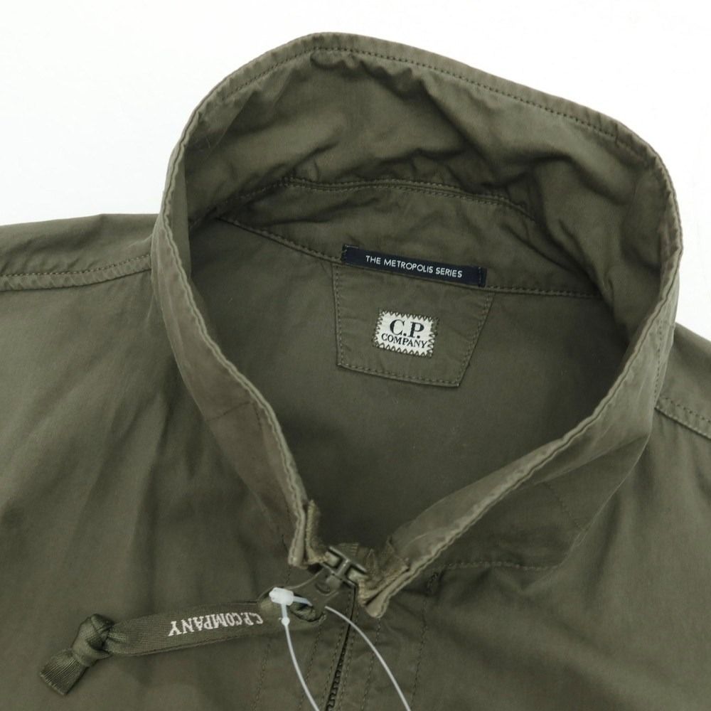 【中古】シーピーカンパニー C.P.Company コットン ジップアップ シャツブルゾン オリーブ【サイズM】【メンズ】 中古・古着通販C.P COMPANY (シーピーカンパニー) Cotton Mixed