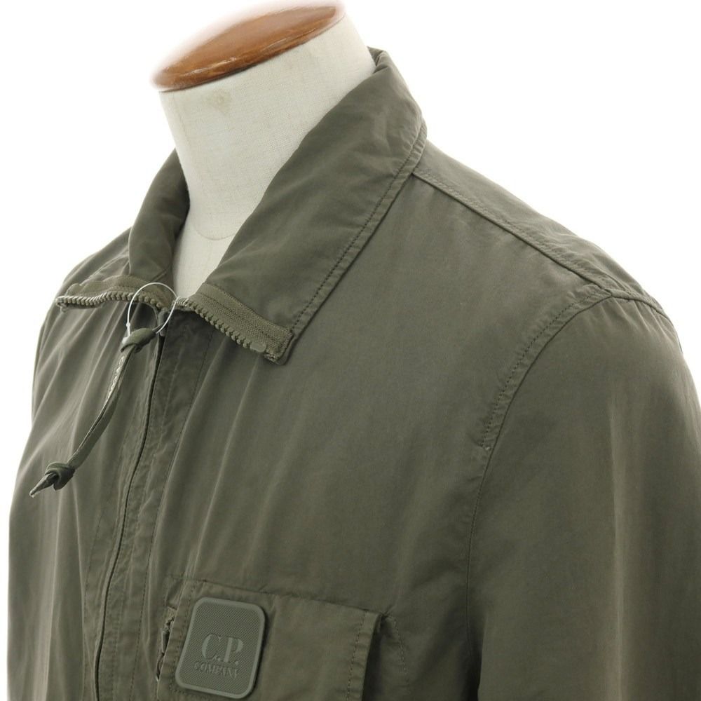 【中古】シーピーカンパニー C.P.Company コットン ジップアップ シャツブルゾン オリーブ【サイズM】【メンズ】 中古・古着通販C.P COMPANY (シーピーカンパニー) Cotton Mixed