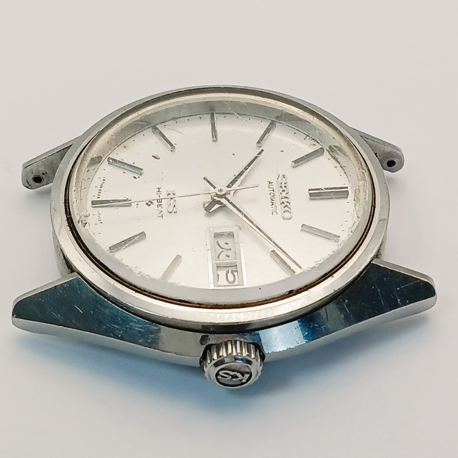  0121 1 KING SEIKO KS HI BEAT セイコー キングセイコー ハイビート 5626 7111 メンズ腕時計 自動巻き フェイスのみ 稼働 ジャンク ジャストフィット 自動巻き時計 腕時計(アナログ)