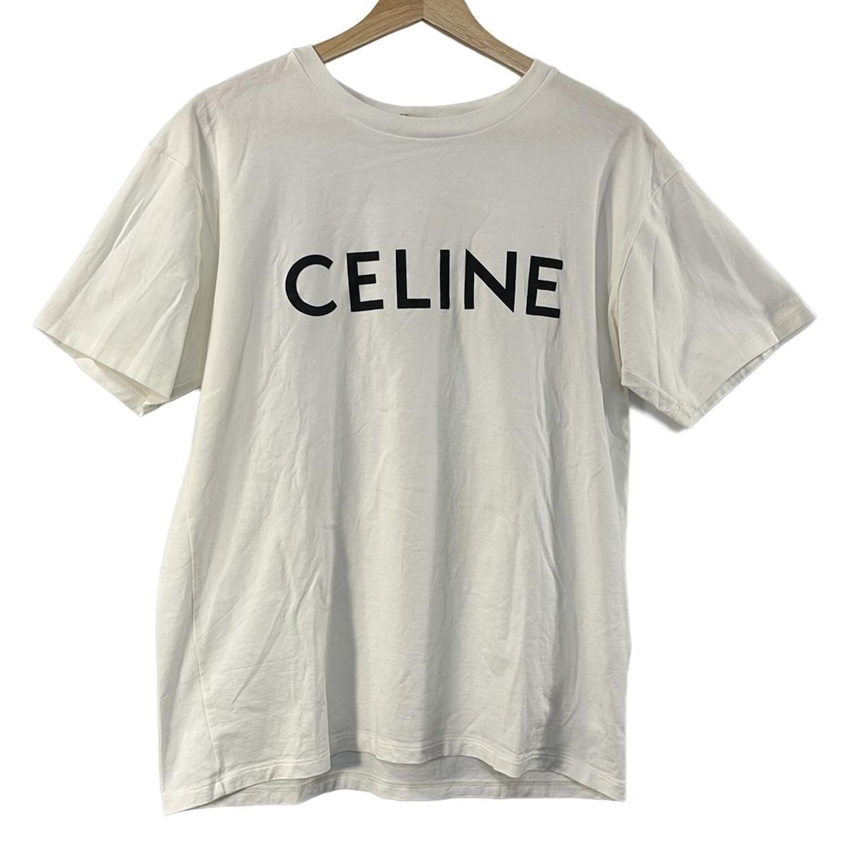 CELINE(セリーヌ) 半袖Tシャツ サイズXS レディース - 白×黒 クルー