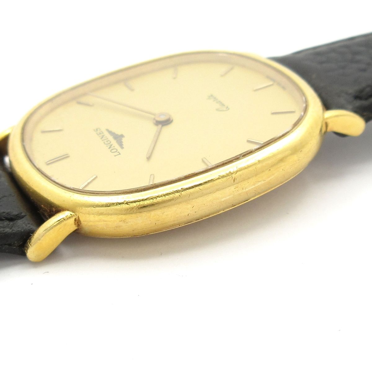 LONGINES(ロンジン) 腕時計 - L76976 メンズ 社外ベルト K18YG - メルカリ