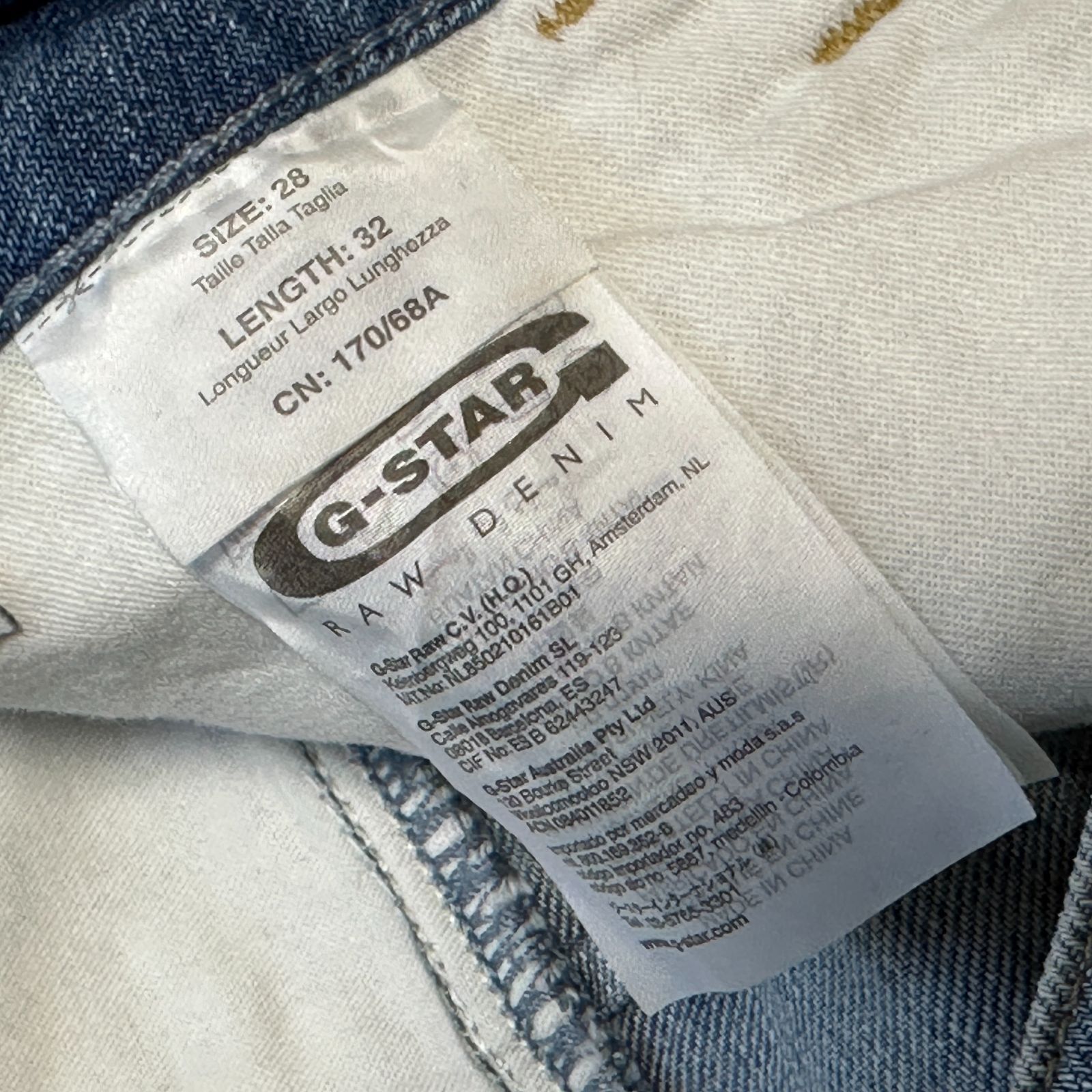 G-STAR RAW TYPE C 3D LOOSE TAPERED クロップド ルーズ テーパード 