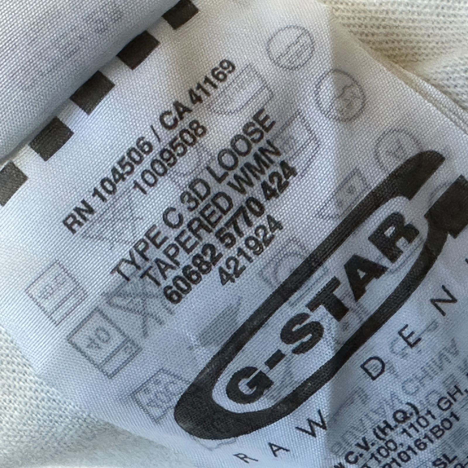 G-STAR RAW TYPE C 3D LOOSE TAPERED クロップド ルーズ テーパード 