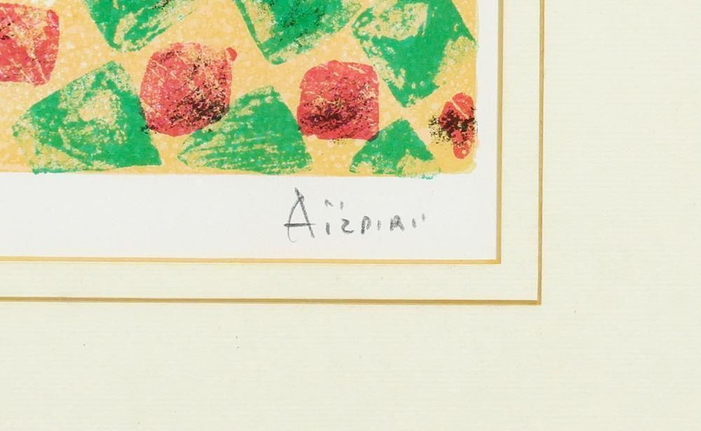 真作】【WISH】アイズピリ Paul Aizpiri リトグラフ 約12号 大作 直筆