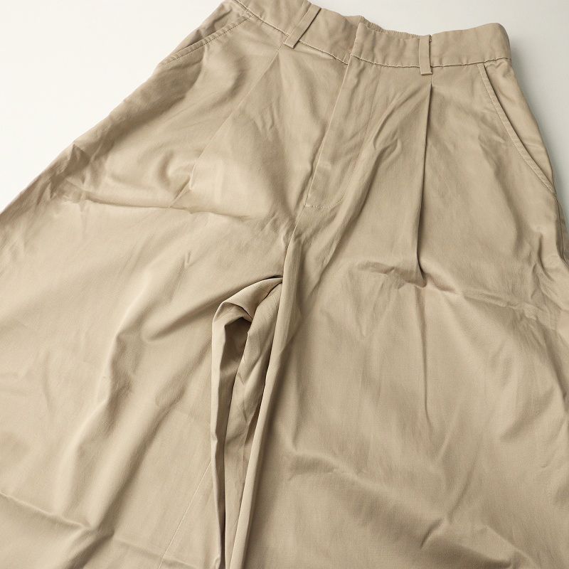 ロンハーマン Ron Herman A-LINE ワイドパンツ XS｜ベージュ フレア