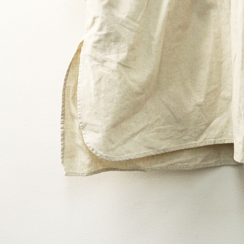 ヤエカ YAECA× ほぼ日 HOBONICHI スモックドレス M｜ベージュ