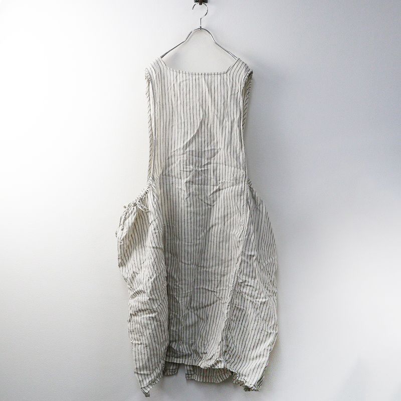 サンプル品 ネストローブ nest Robe ストライプ ジャンパースカート 