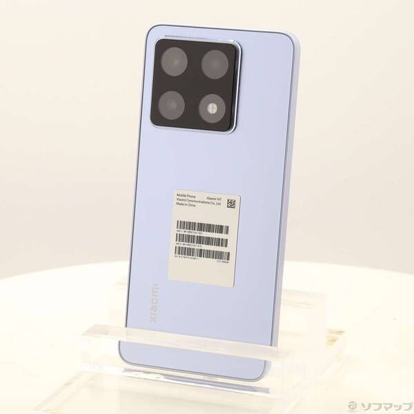 中古品〕 Xiaomi 14T 256GB チタンブルー XIG07 au SIMフリー【198