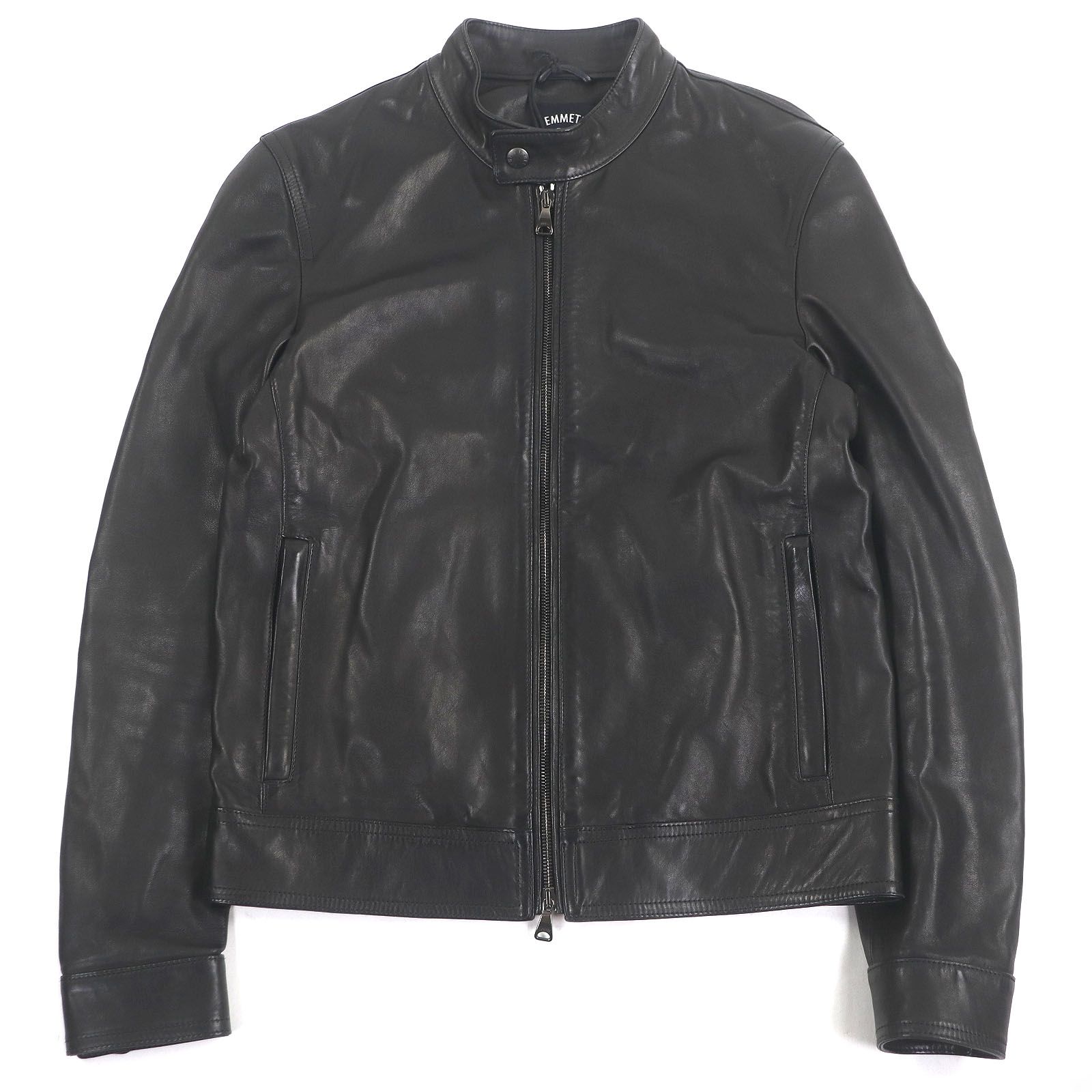 極美品□EMMETI エンメティ ラムスキン JURI ナッパレザー シングル