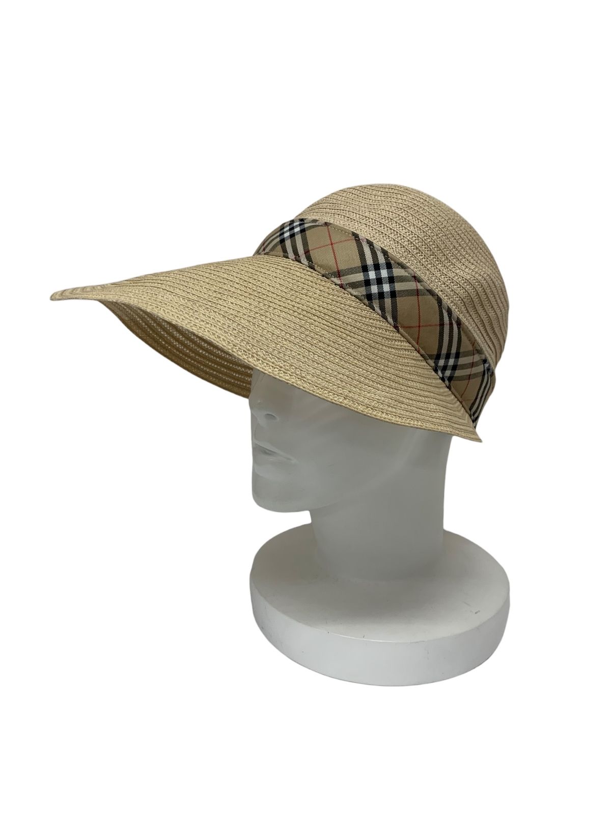 バーバリー ゴルフ BGK73--851-50 サンバイザー ベージュ 2way