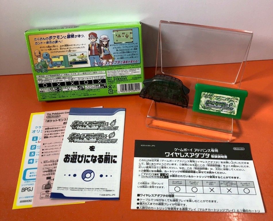 □ポケットモンスター リーフグリーン ワイヤレスアダプタ同梱