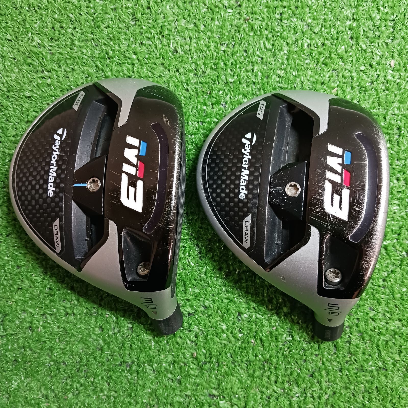 （そこそこ美品）テーラーメイド M3 5Wヘッドのみ テーラーメイド M3フェアウェイウッド ヘッドのみ 3番5番セット【52