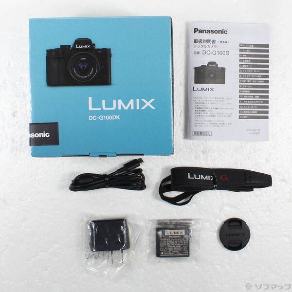 中古品〕 LUMIX G100D Kキット 標準ズームレンズキット DC-G100DK-K