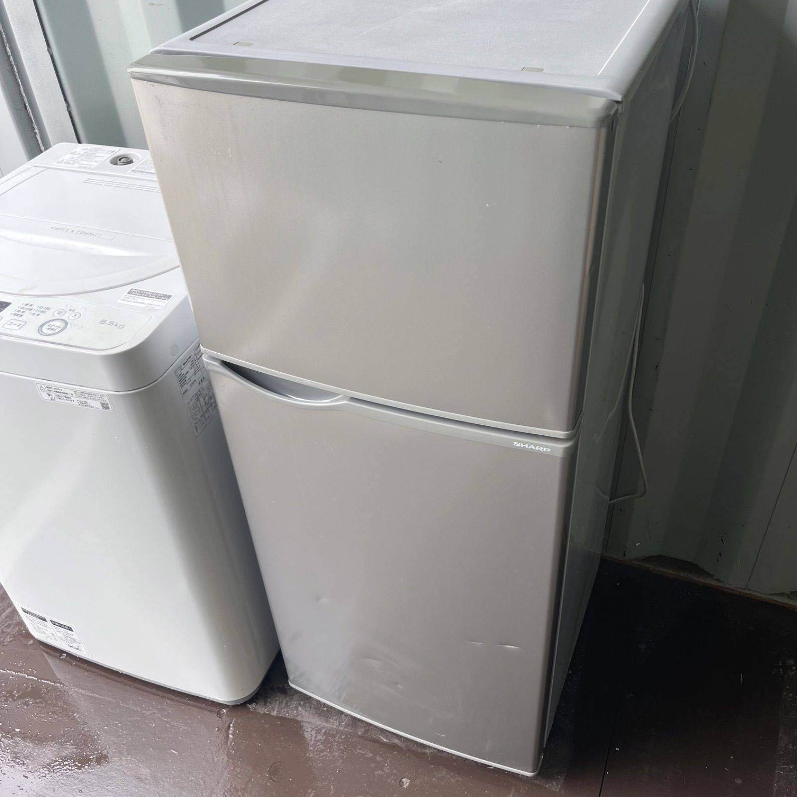 211取付無料！完動品！SHARPシルバースリム冷蔵庫 2020年製洗濯機