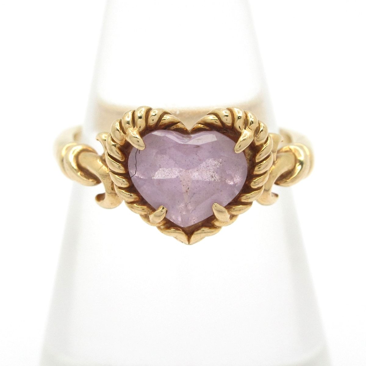 STAR JEWELRY(スタージュエリー) リング - K10×ピンク ハート - メルカリ