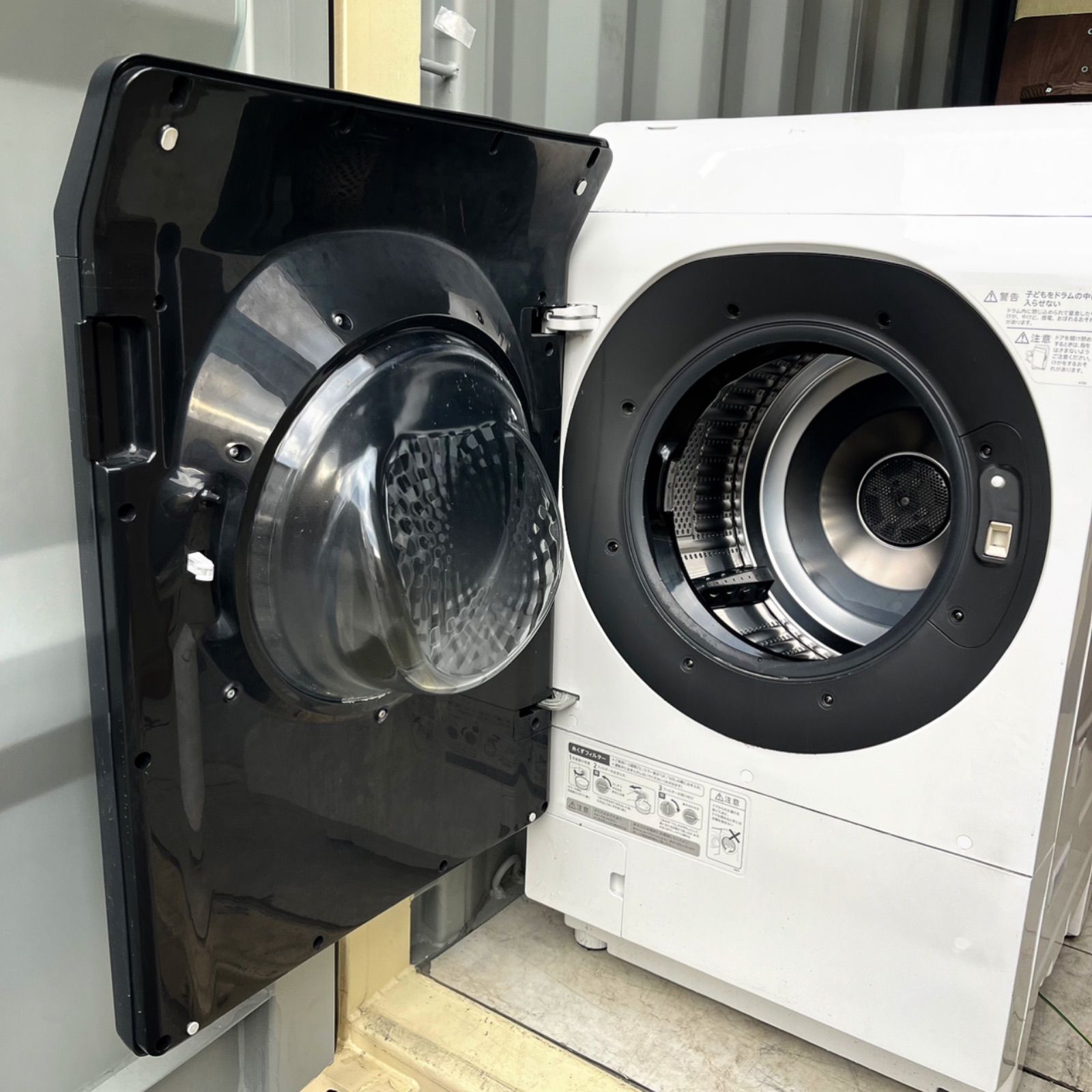 送料無料！※ジャンク品 SHARP ドラム式洗濯機 ES-W113 - メルカリ