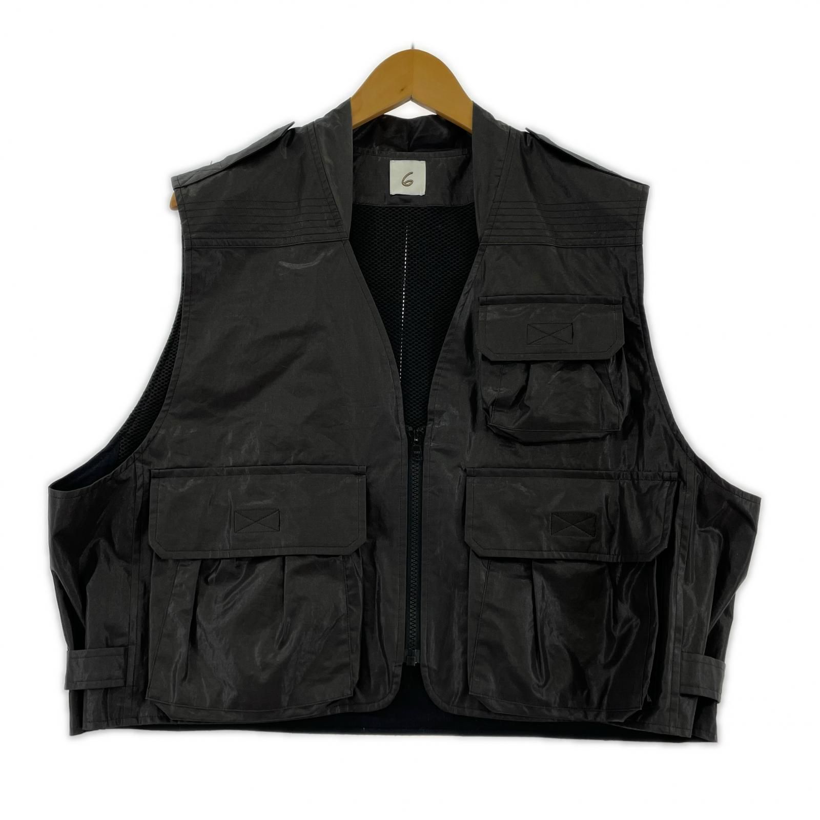 6 ROKU ｼﾞﾚ・ﾍﾞｽﾄ ｺｯﾄﾝﾌｨｯｼﾝｸﾞﾍﾞｽﾄ ﾌﾞﾗｯｸ - メルカリ