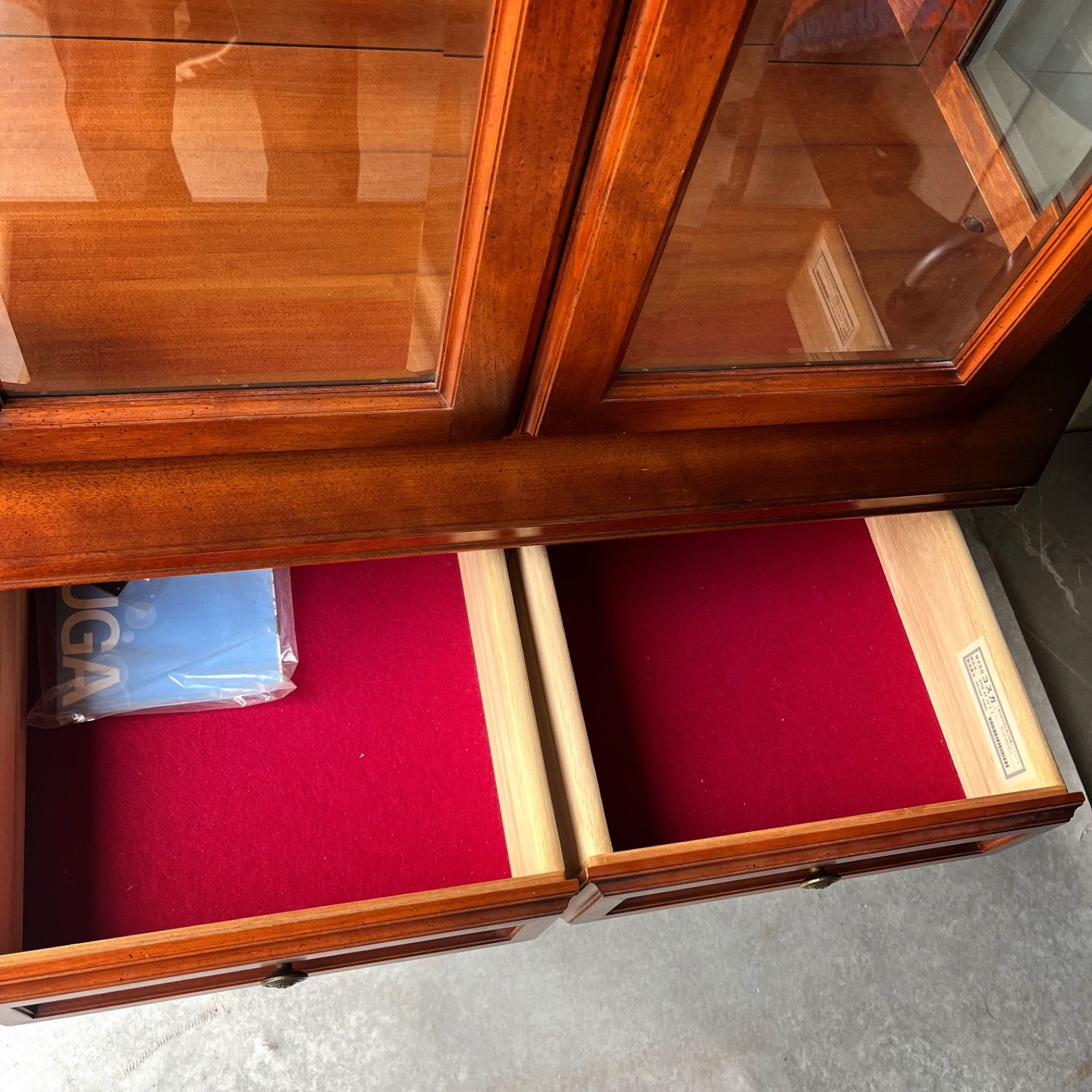 取付無料！コスガ家具 リージェントハウス アンティーク調飾り棚