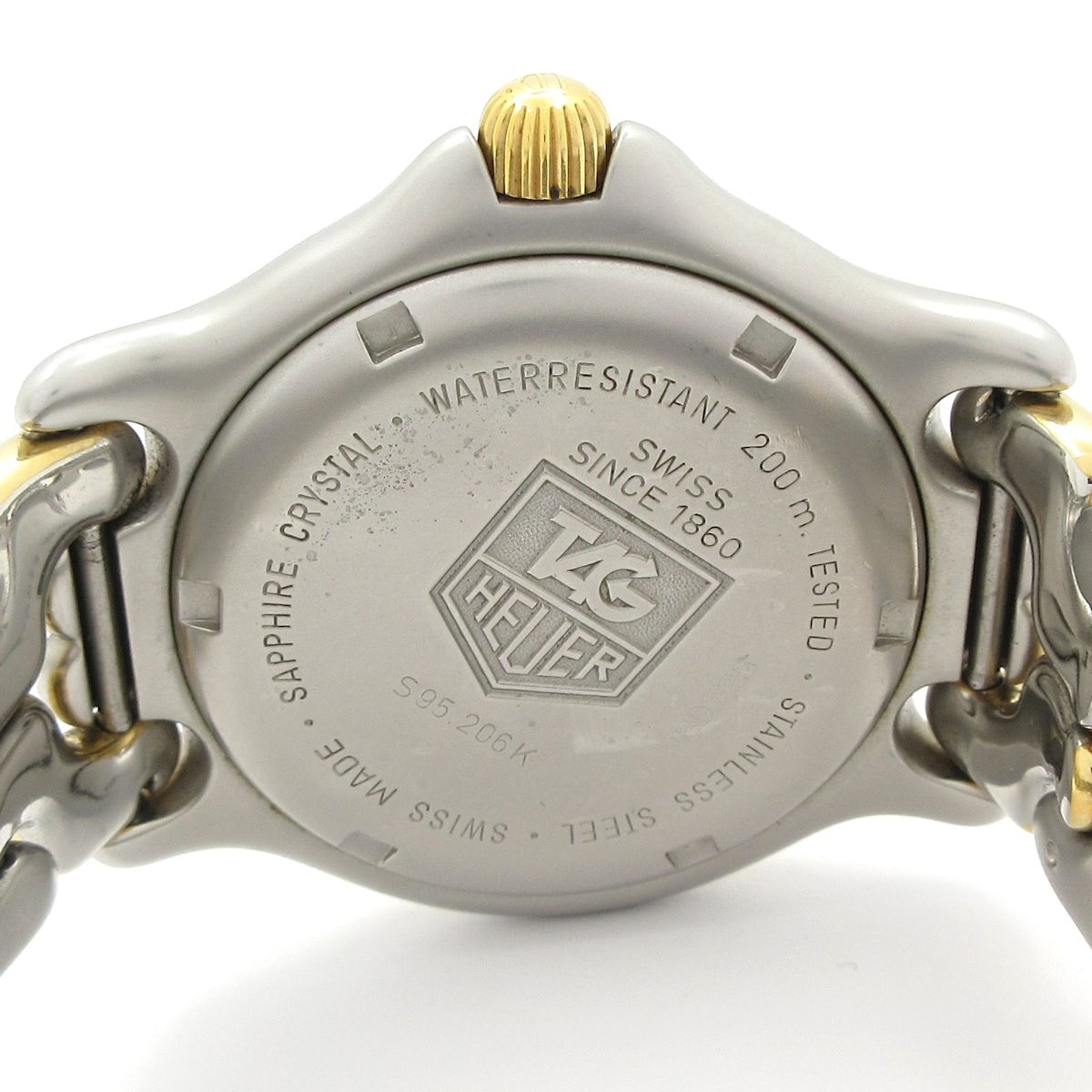 稼動 訳あり TAGHEUER S95.206K メンズ 2000 タグホイヤー TAG HEUER タグホイヤー S95.206K プロフェッショナル200 グレー