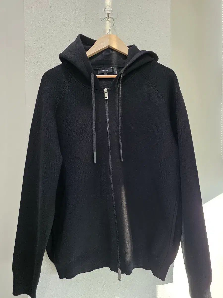 セオリー　ジップアップフーディー セオリー ジップアップフーディー ブラック L - メルカリ