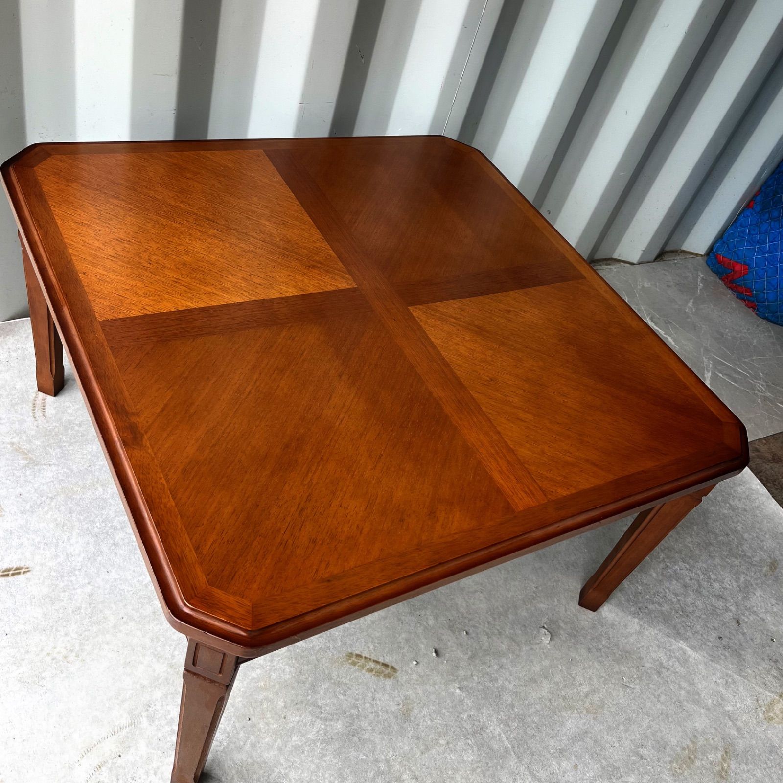 取付無料！マルニ地中海ロイヤル 天然木おしゃれアンティークローテーブル収納付き✨ 取付無料！マルニ地中海ロイヤル 天然木おしゃれアンティーク収納付き