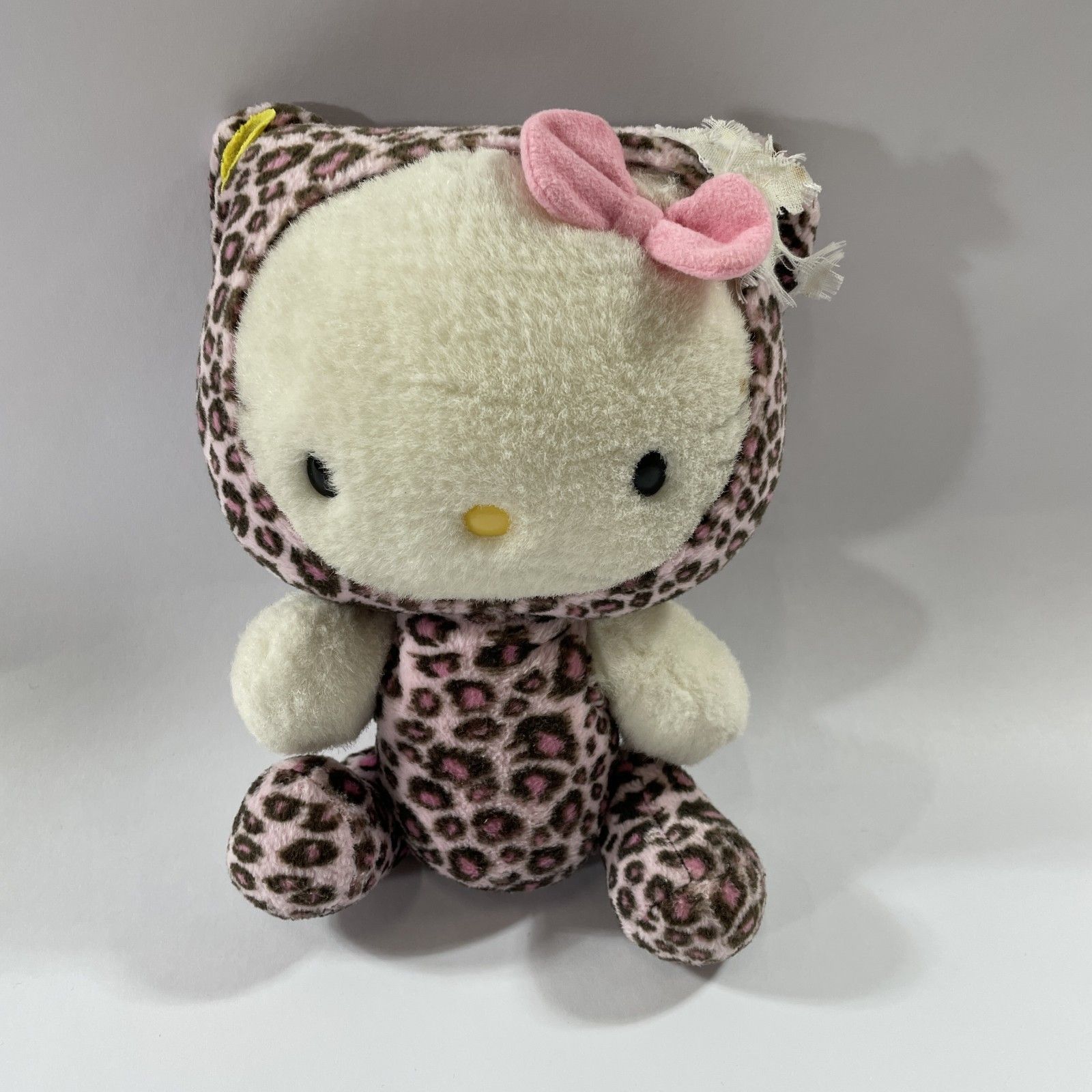 ハローキティ ヒョウ　豹　ピンクパンサー　ぬいぐるみ　キティ　サンリオ　激レア ハローキティ ヒョウ 豹 ピンクパンサー ぬいぐるみ キティ サンリオ