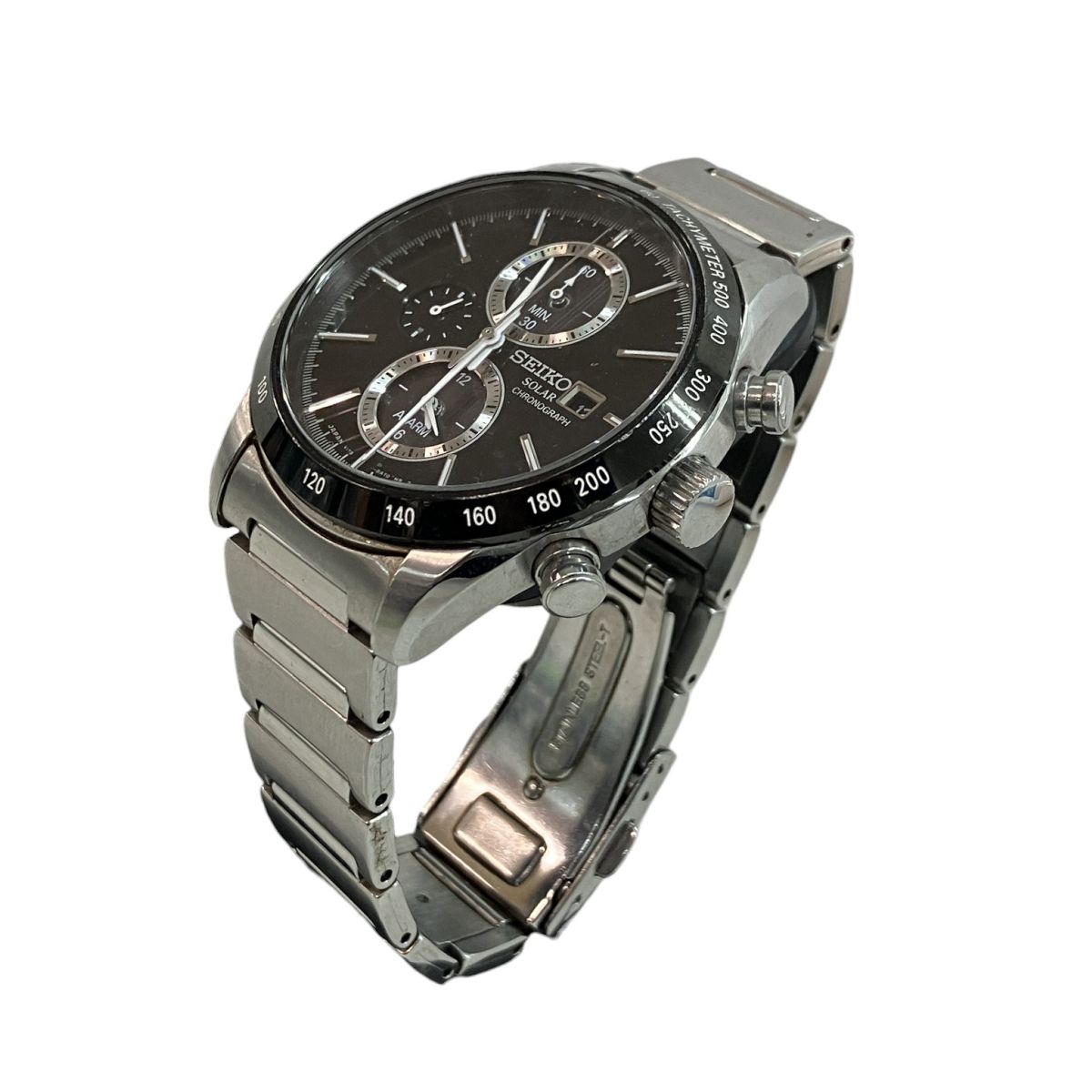 SEIKO V172-0AP0 ソーラー クロノグラフ 腕時計 アナログ セイコー