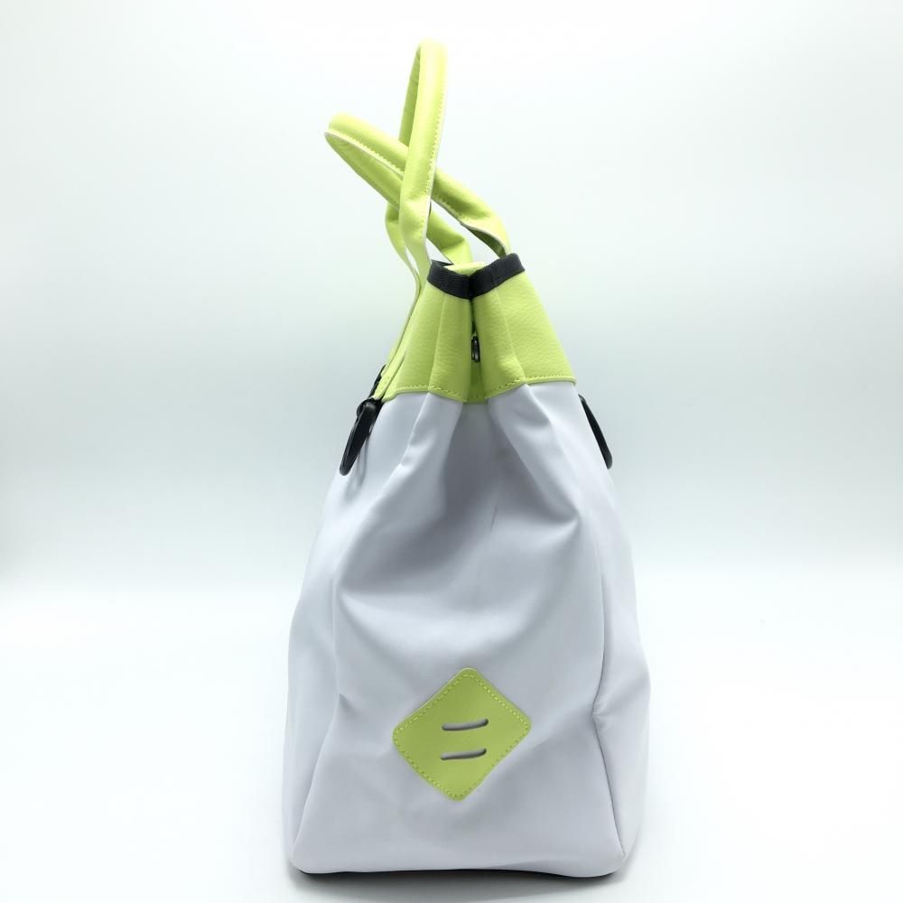  ビームスゴルフ JONES ボストンバッグ 白 イエロー シューズ収納可 ショルダーストラップ付 ジョーンズ ゴルフ BEAMS GOLF ゴルフクラブ ゴルフバッグ キャディバッグ ゴルフ