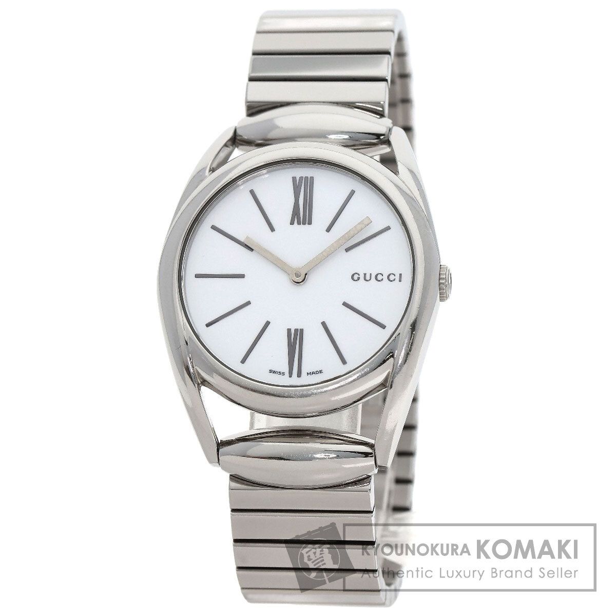 GUCCI グッチ 140 4 ホースビット 腕時計 SS SS メンズ