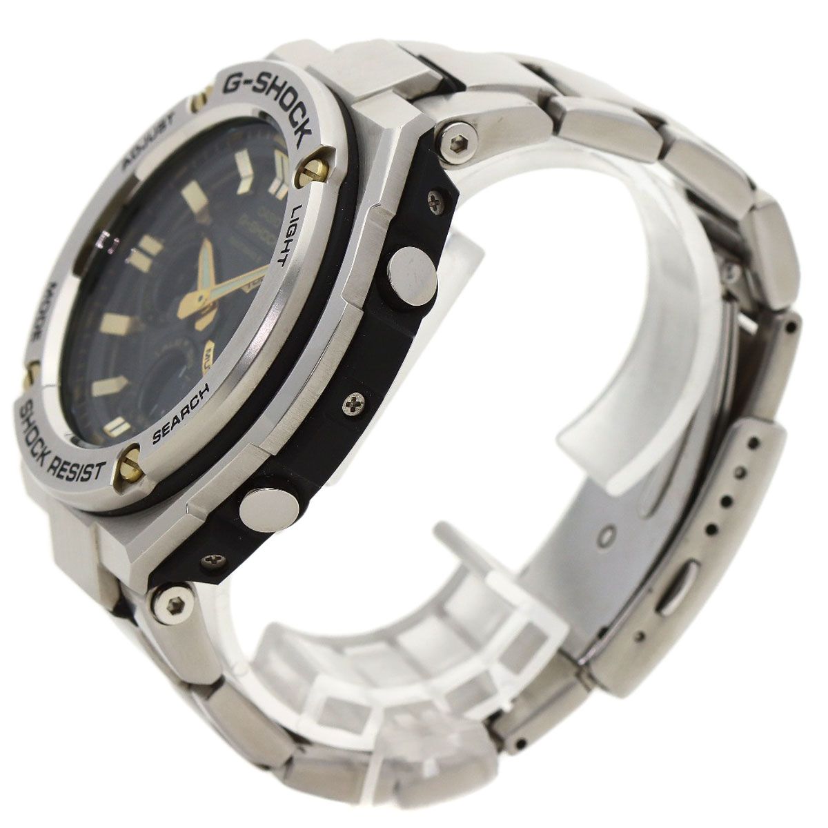 CASIO カシオ GST-W110D Gショック G-STEEL 腕時計 SS SS メンズ [中古