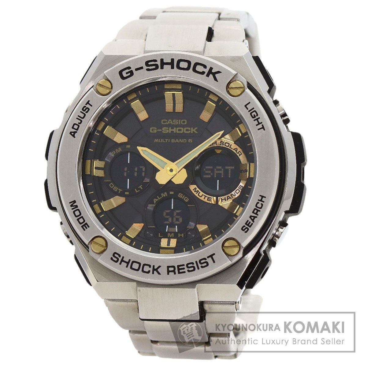 CASIO カシオ GST W110D Gショック G STEEL 腕時計 SS SS メンズ